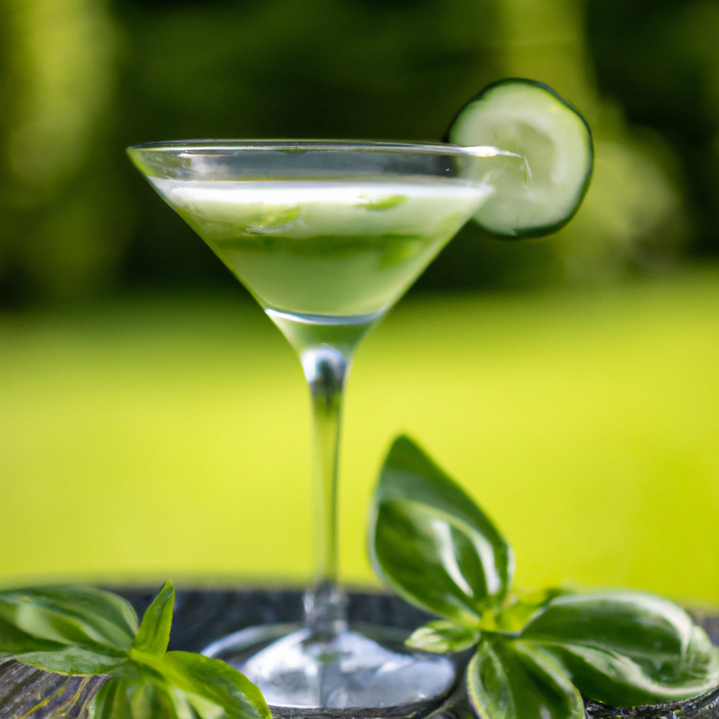 Garden to Glass: Fresh Cucumber Basil Martini