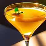 Flaming Citrus Twist: Charred Grapefruit Vodka Martini