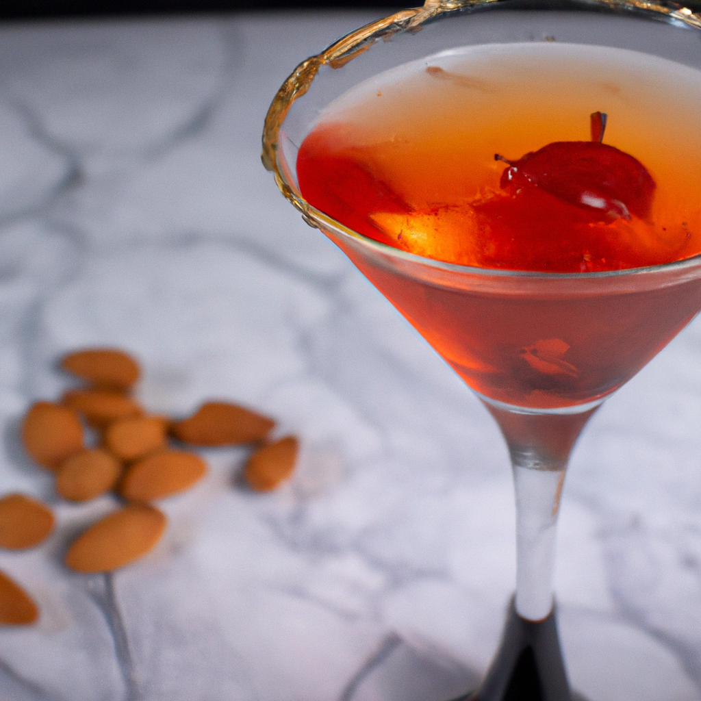Cherry Almond Affair: Amaretto Cherry Martini