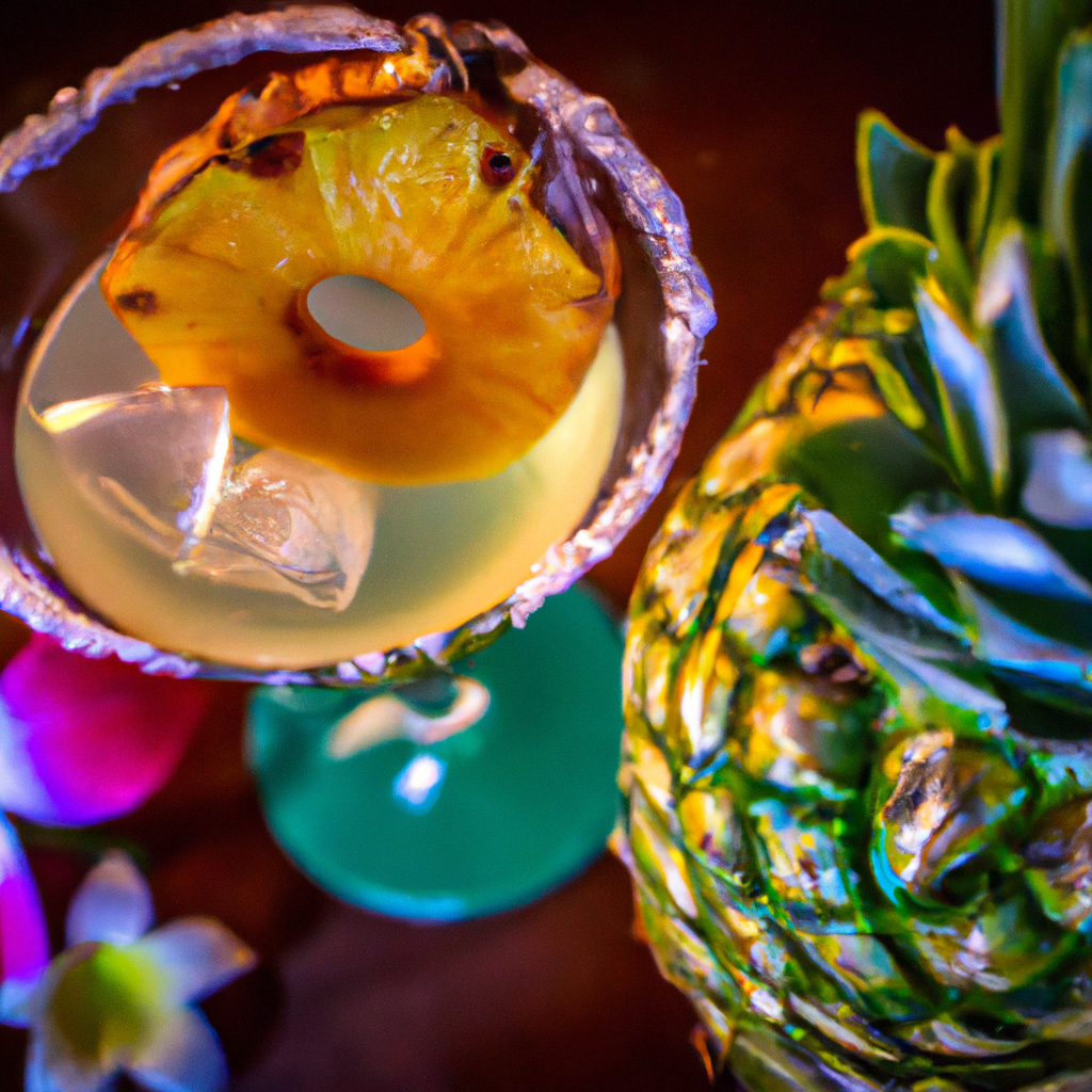 Sip of Paradise: Coconut Pineapple Martini Delight