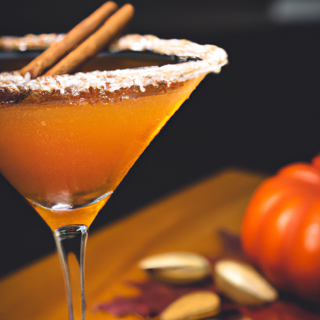 Harvest Spice Martini: Pumpkin and Cinnamon Delight