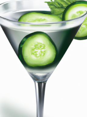Refreshing Summer Drink: Cucumber Vodka Martini Recipe